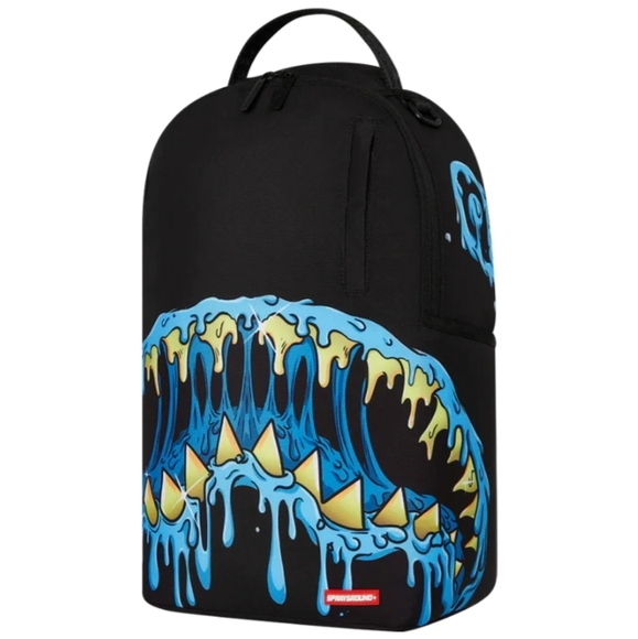 NWT I\'M Melting Sprayground  Blue Teal Yellow Ocean Melt Backpack main image 11